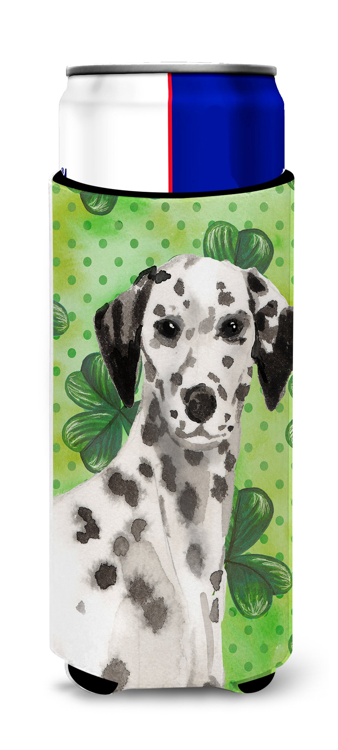 Dalmatian St. Patrick&#39;s  Ultra Hugger for slim cans BB9555MUK  the-store.com.