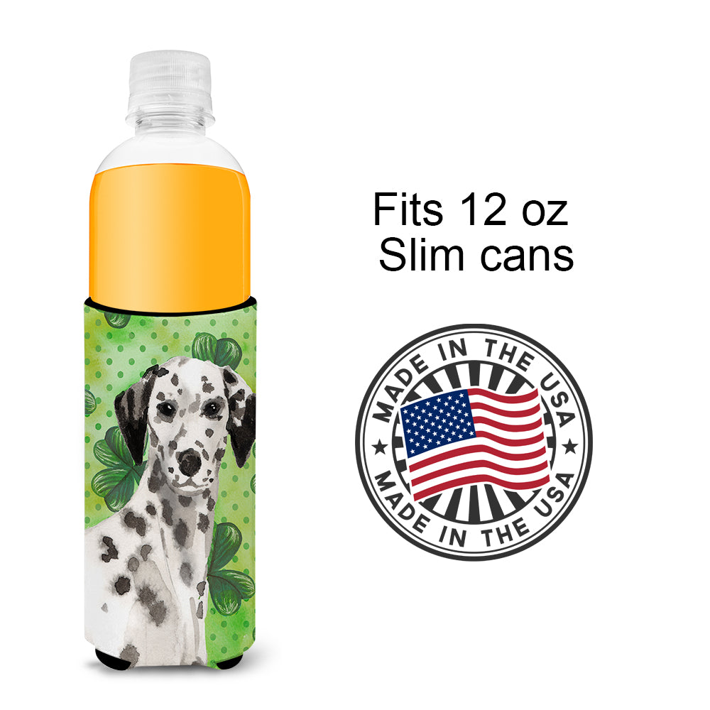 Dalmatian St. Patrick's  Ultra Hugger for slim cans BB9555MUK  the-store.com.