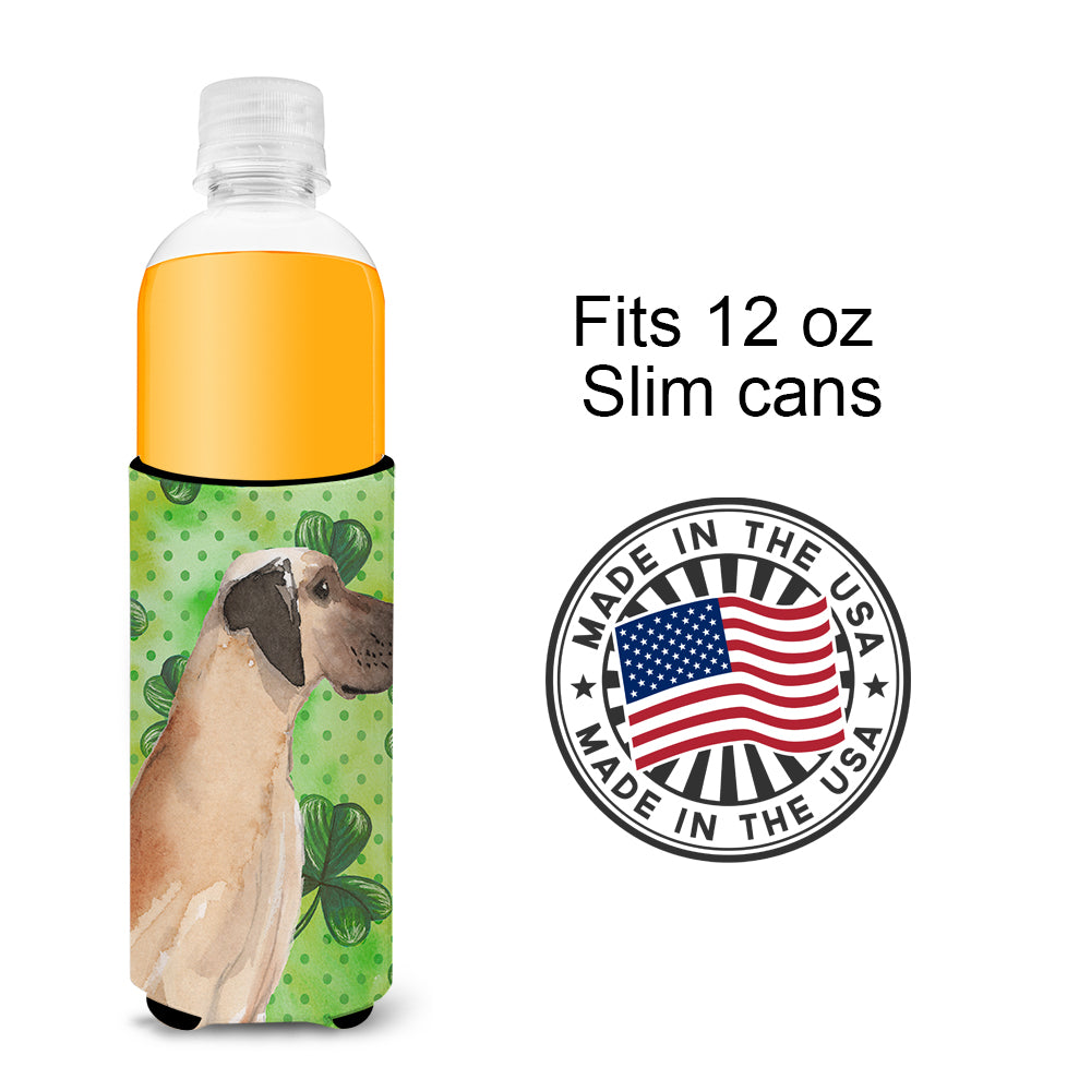 Fawn Natural Great Dane St. Patrick's  Ultra Hugger for slim cans BB9559MUK  the-store.com.