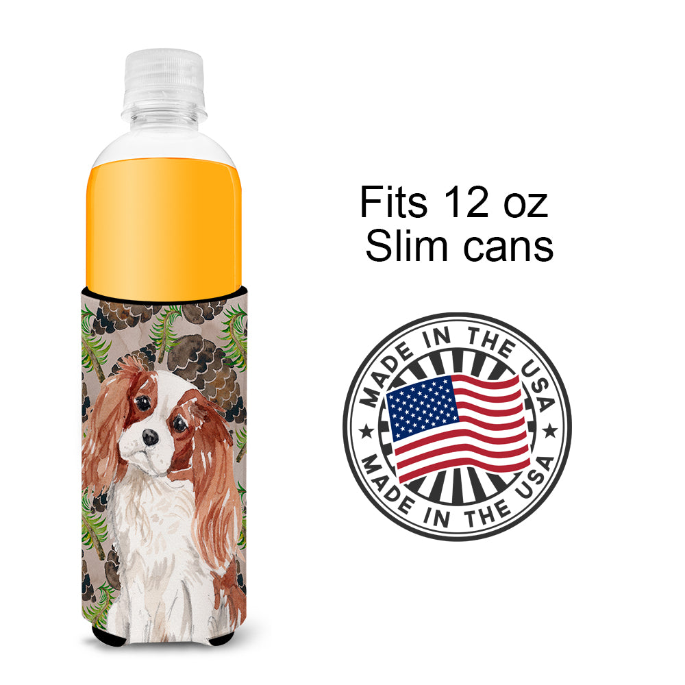 Blenheim Cavalier Spaniel Pine Cones  Ultra Hugger for slim cans BB9568MUK