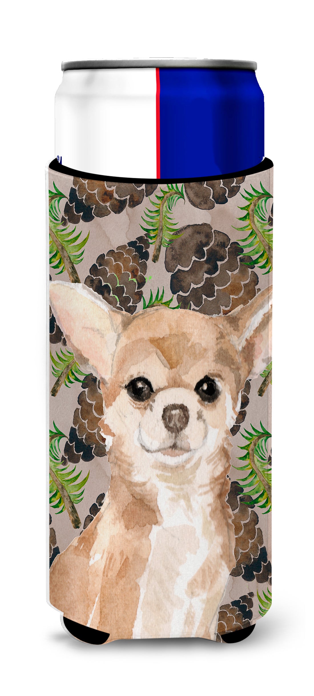 Chihuahua Pine Cones  Ultra Hugger for slim cans BB9586MUK  the-store.com.