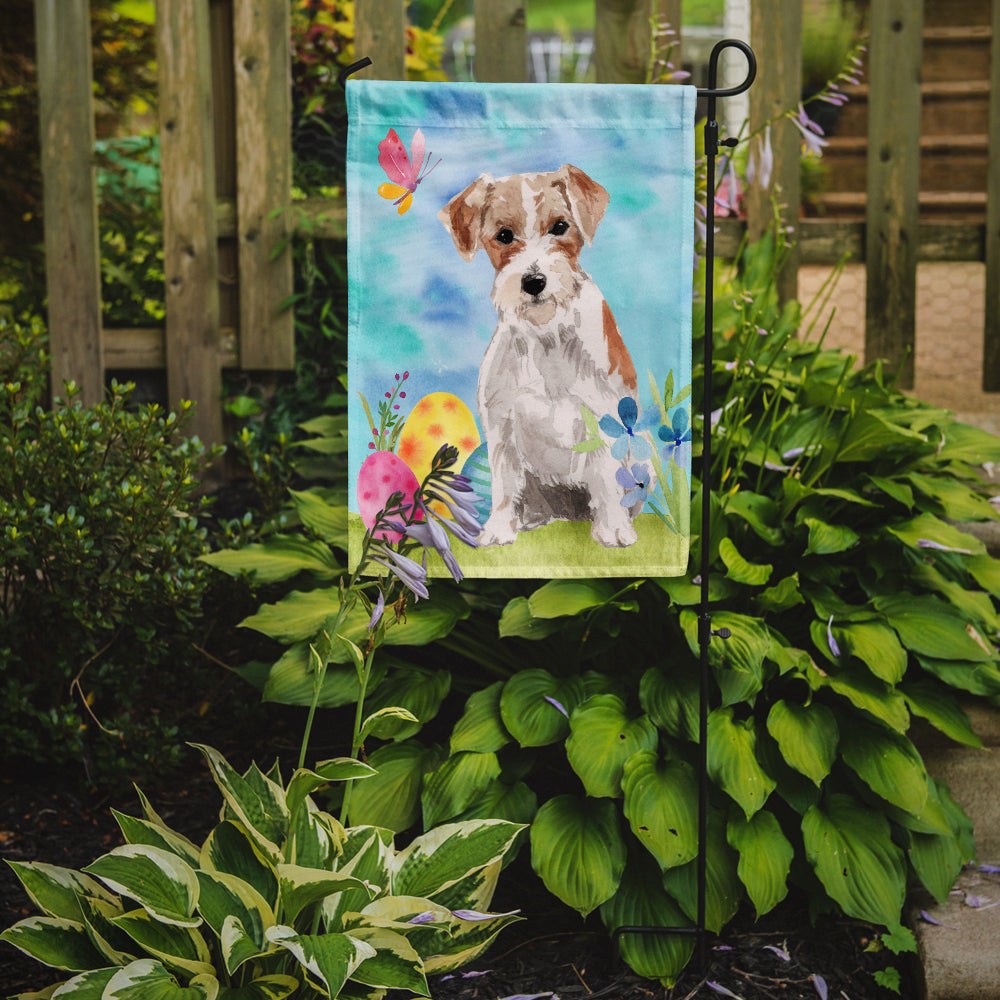 Wire Hair Jack Russell Easter Flag Garden Size BB9613GF  the-store.com.