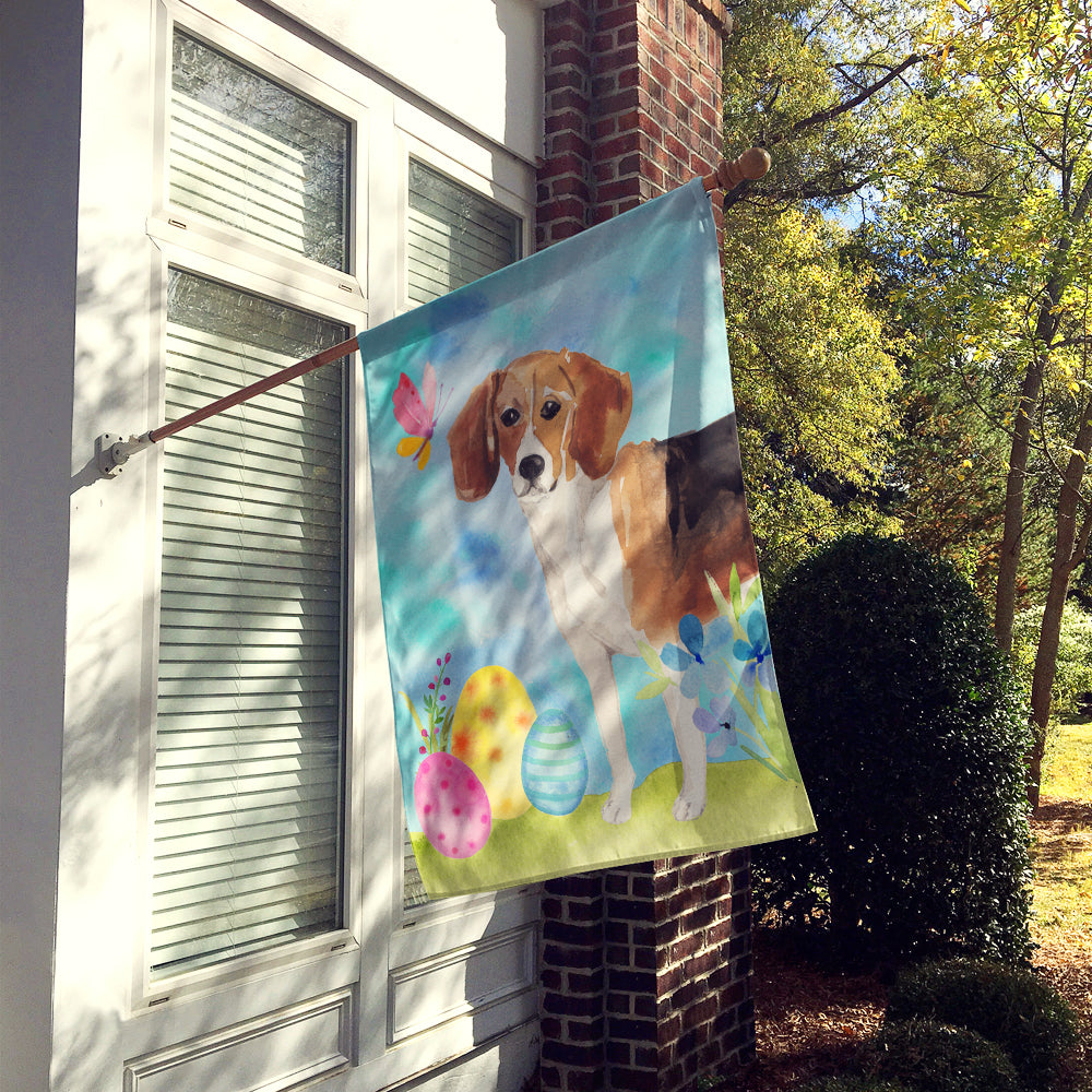 Beagle Easter Flag Canvas House Size  the-store.com.