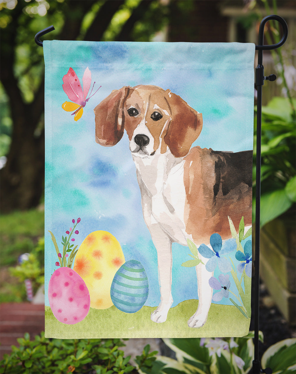 Beagle Easter Flag Garden Size BB9614GF