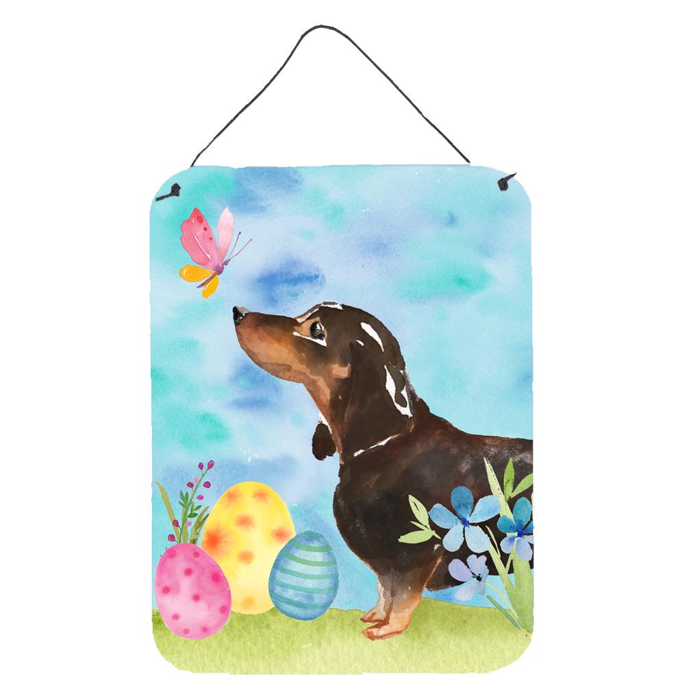 Black and Tan Dachshund Easter Wall or Door Hanging Prints BB9615DS1216 by Caroline&#39;s Treasures