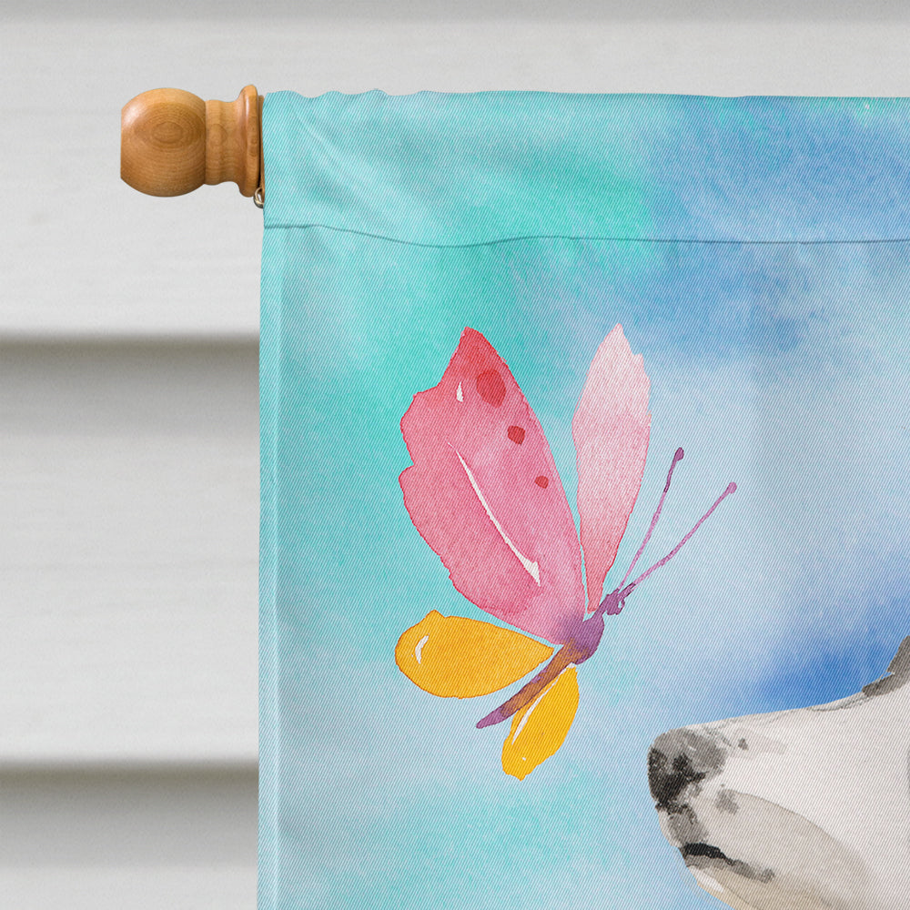 Border Collie Easter Flag Canvas House Size BB9618CHF  the-store.com.
