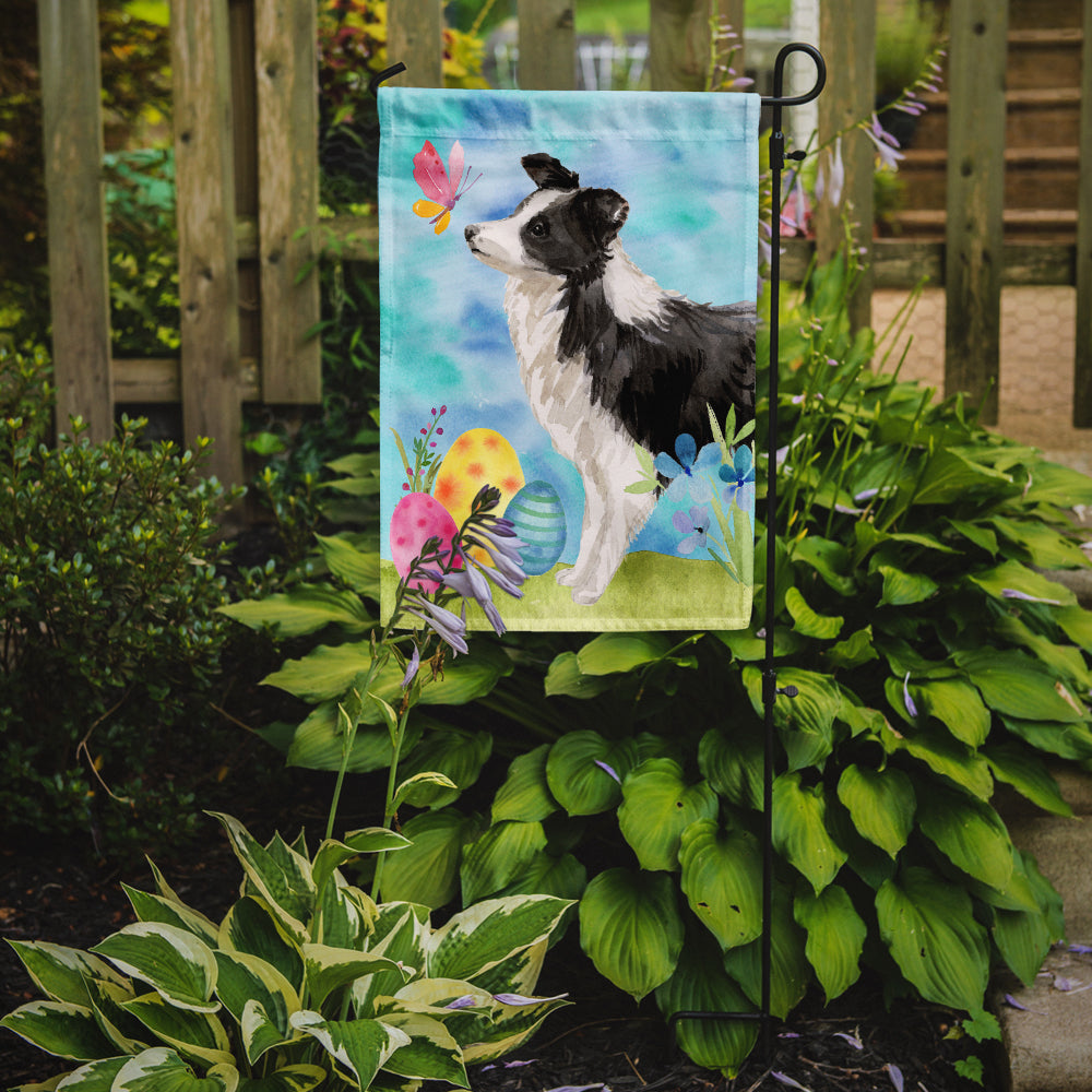 Caroline's Treasures Border Collie Easter Garden Flag - Outdoor Decorative Yard Flag BB9618GF