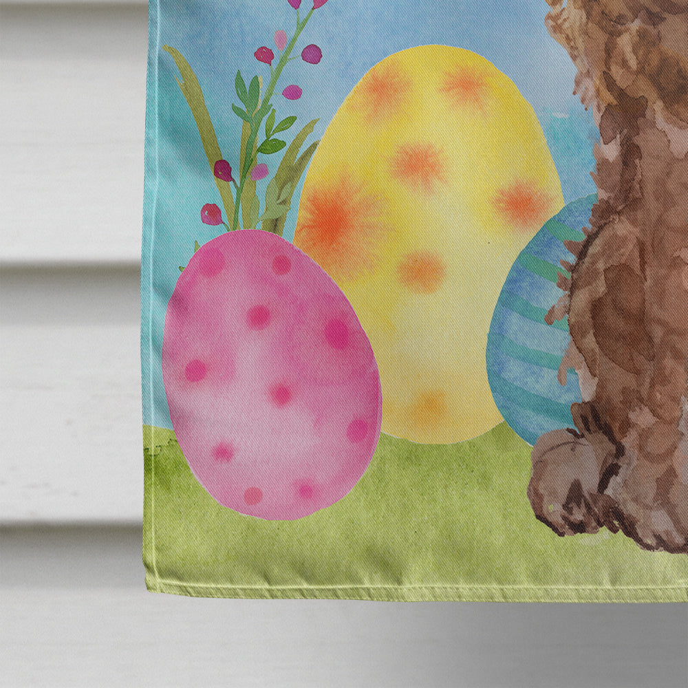 Brown Cockapoo Easter Flag Canvas House Size BB9619CHF