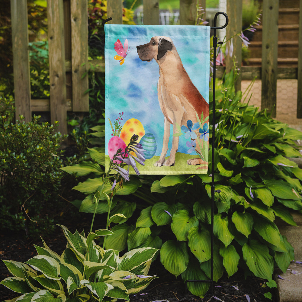 Fawn Natural Great Dane Easter Flag Garden Size BB9628GF  the-store.com.