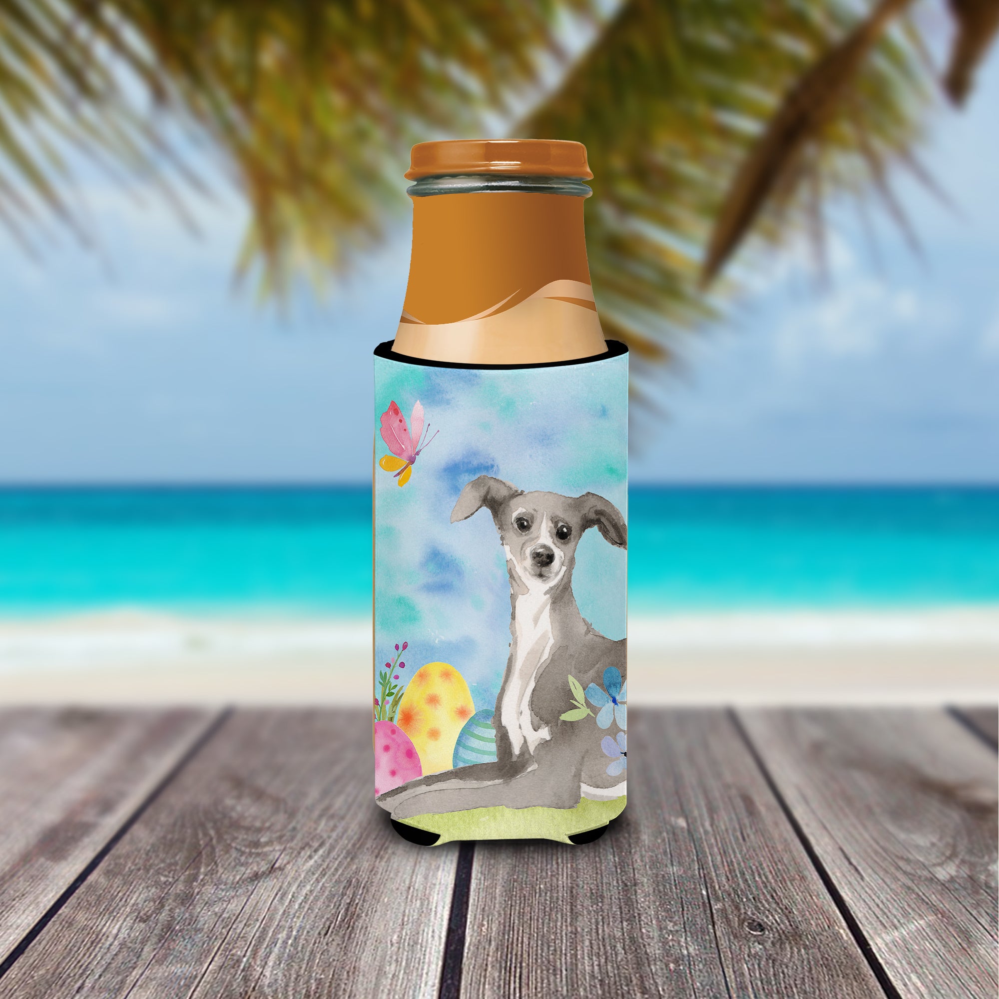 Italian Greyhound Easter  Ultra Hugger for slim cans BB9631MUK  the-store.com.