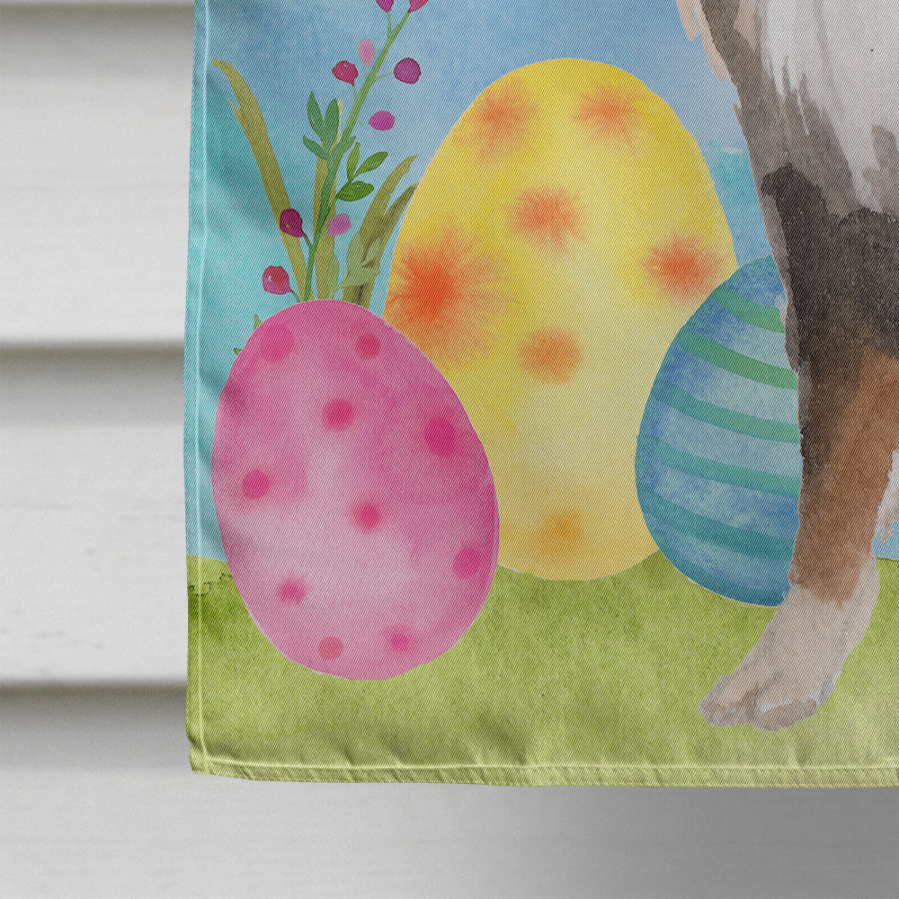 Long Haired Chihuahua Easter Flag Canvas House Size BB9633CHF