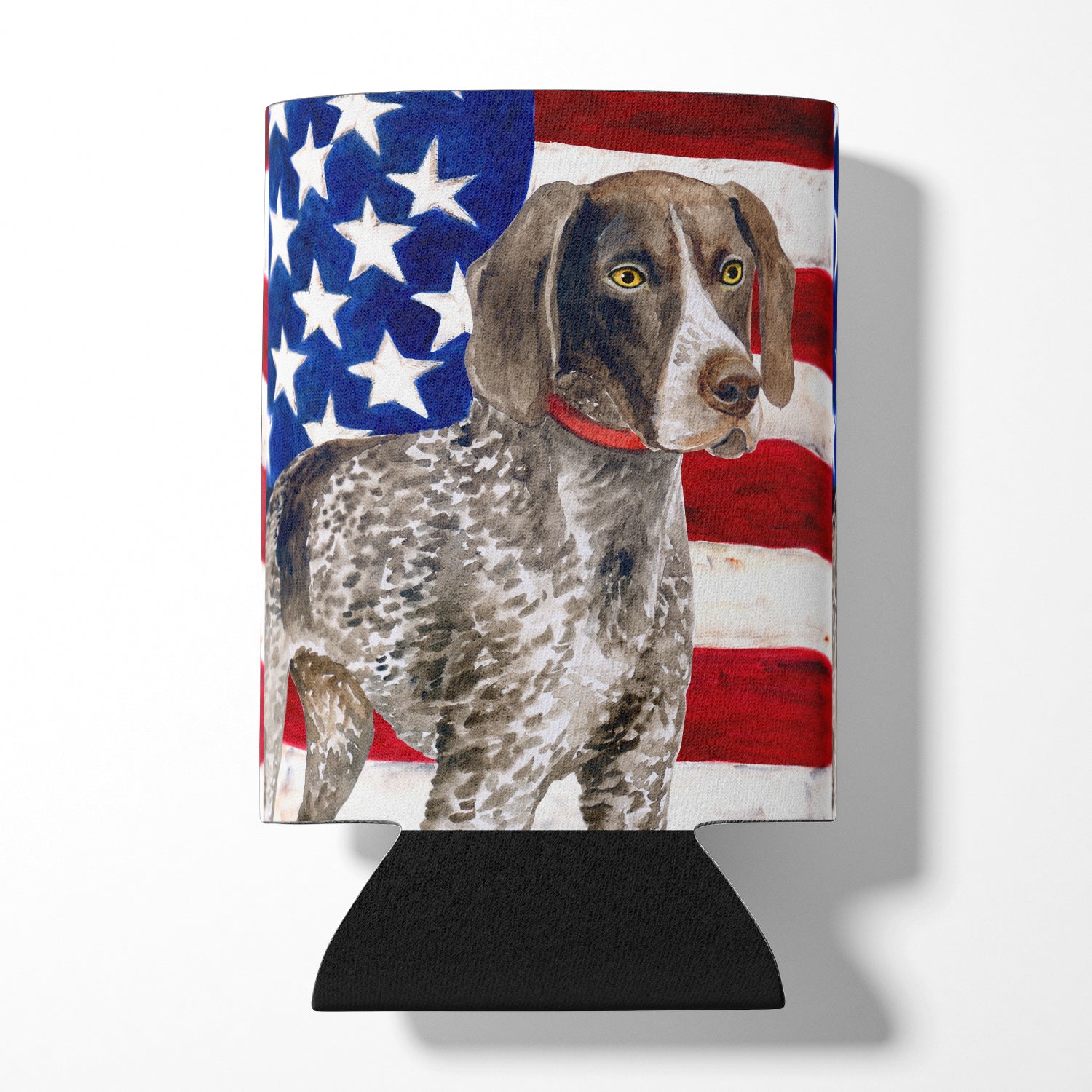 German Shorthaired Pointer Patriotic Can or Bottle Hugger BB9641CC  the-store.com.