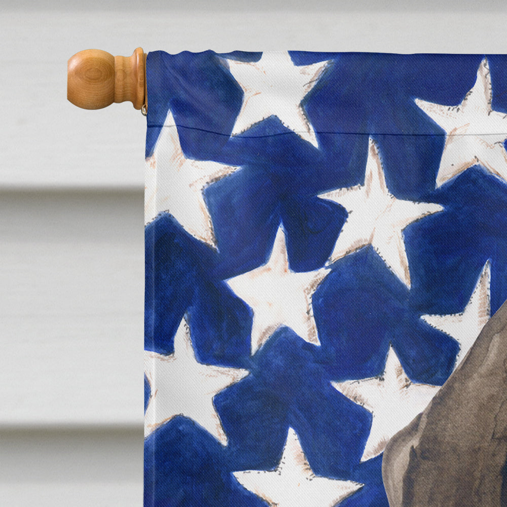 German Shorthaired Pointer Patriotic Flag Canvas House Size BB9641CHF