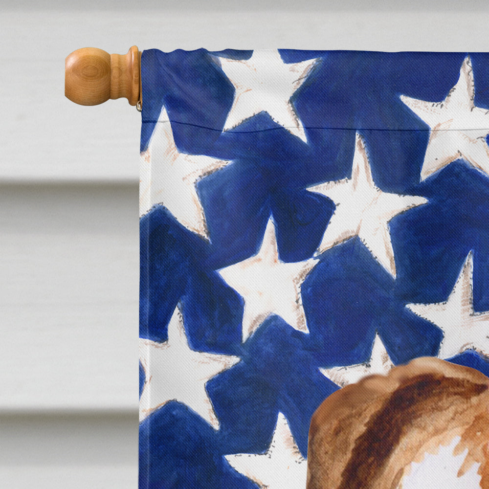 Smooth Fox Terrier Patriotic Flag Canvas House Size BB9647CHF  the-store.com.