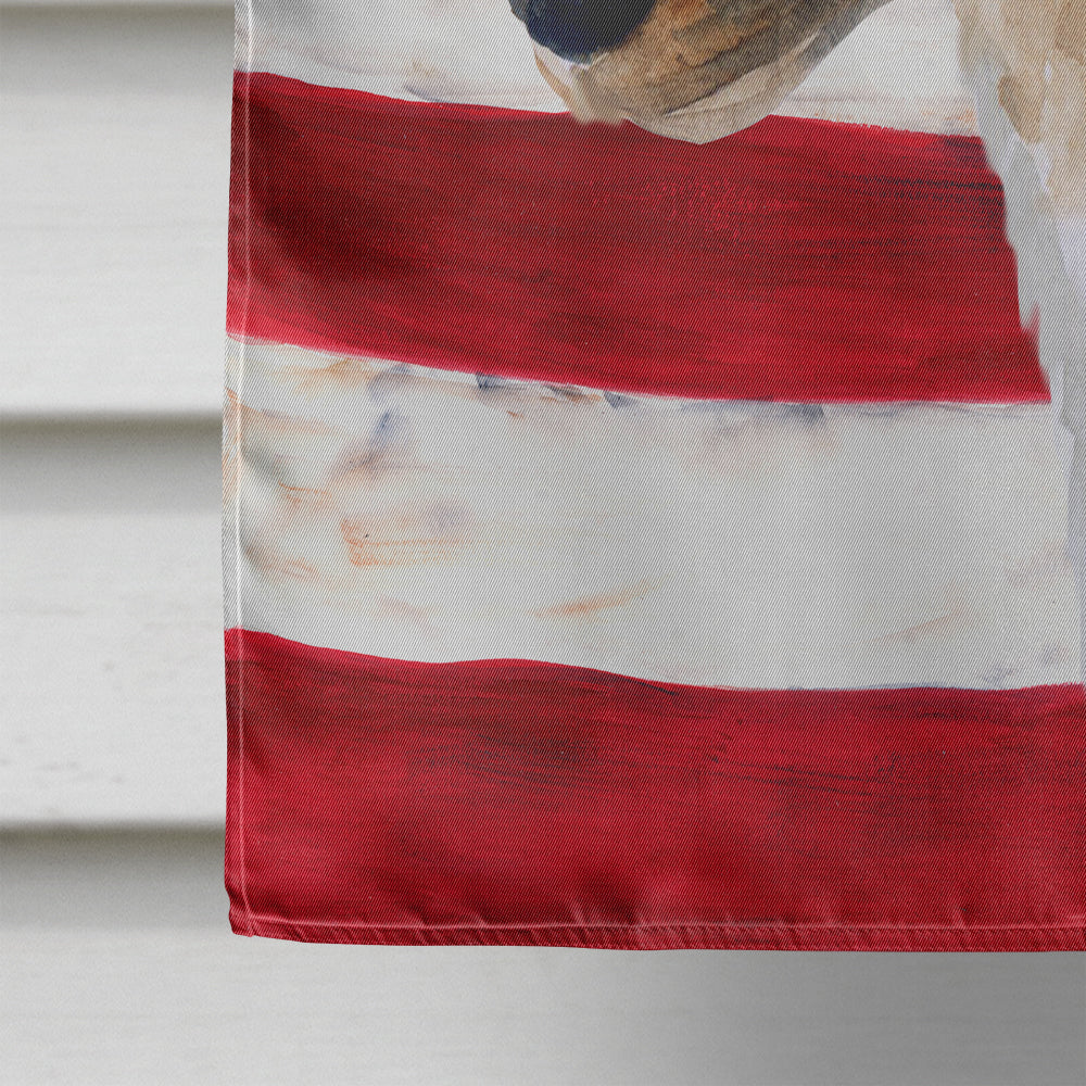 Smooth Fox Terrier Patriotic Flag Canvas House Size BB9647CHF