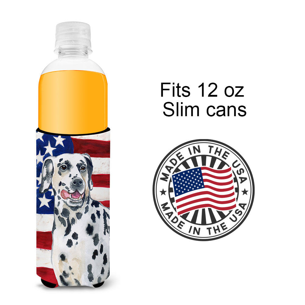 Dalmatian Patriotic  Ultra Hugger for slim cans BB9653MUK