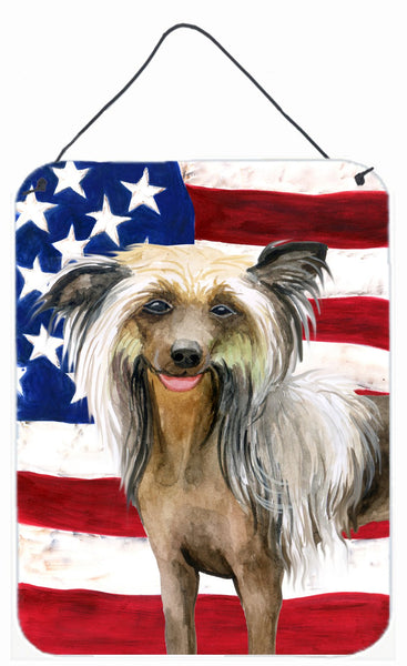 Chinese Crested Patriotic Wall or Door Hanging Prints BB9659DS1216 by Caroline's Treasures