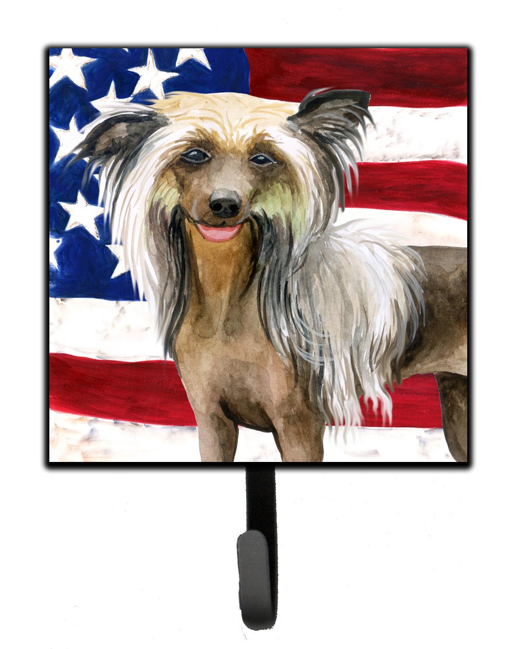 Chinese Crested Patriotic Leash or Key Holder BB9659SH4 by Caroline&#39;s Treasures