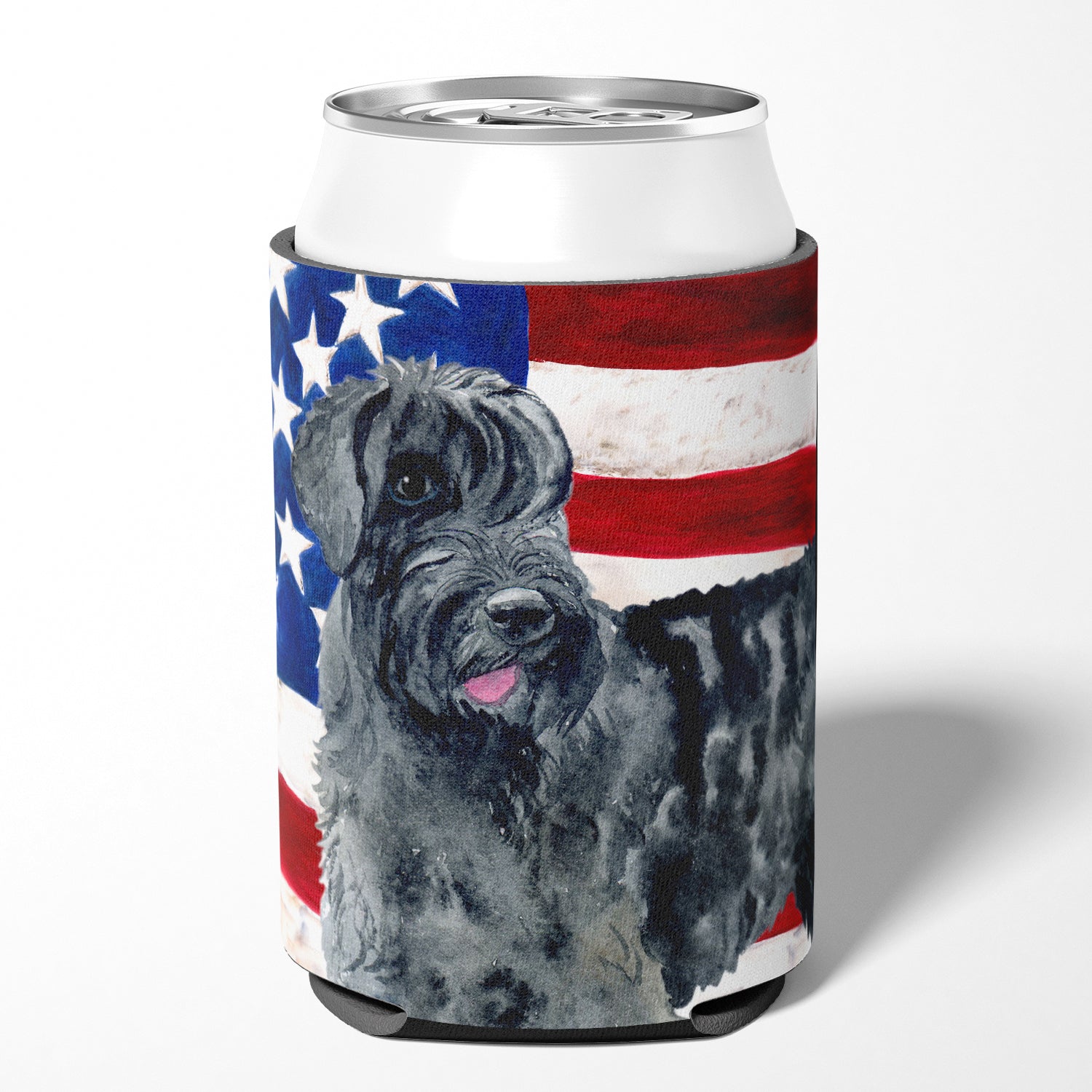 Giant Schnauzer Patriotic Can or Bottle Hugger BB9660CC  the-store.com.