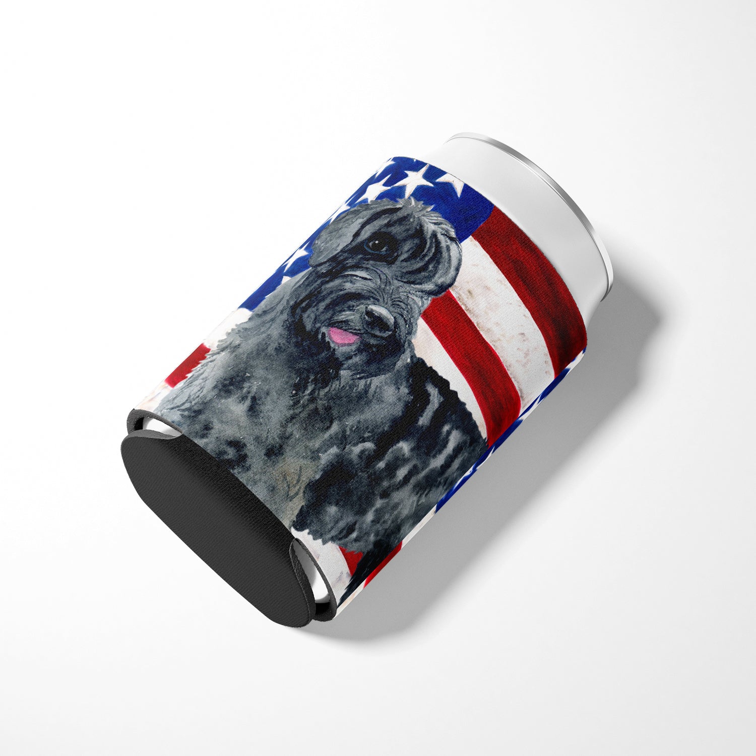 Giant Schnauzer Patriotic Can or Bottle Hugger BB9660CC  the-store.com.