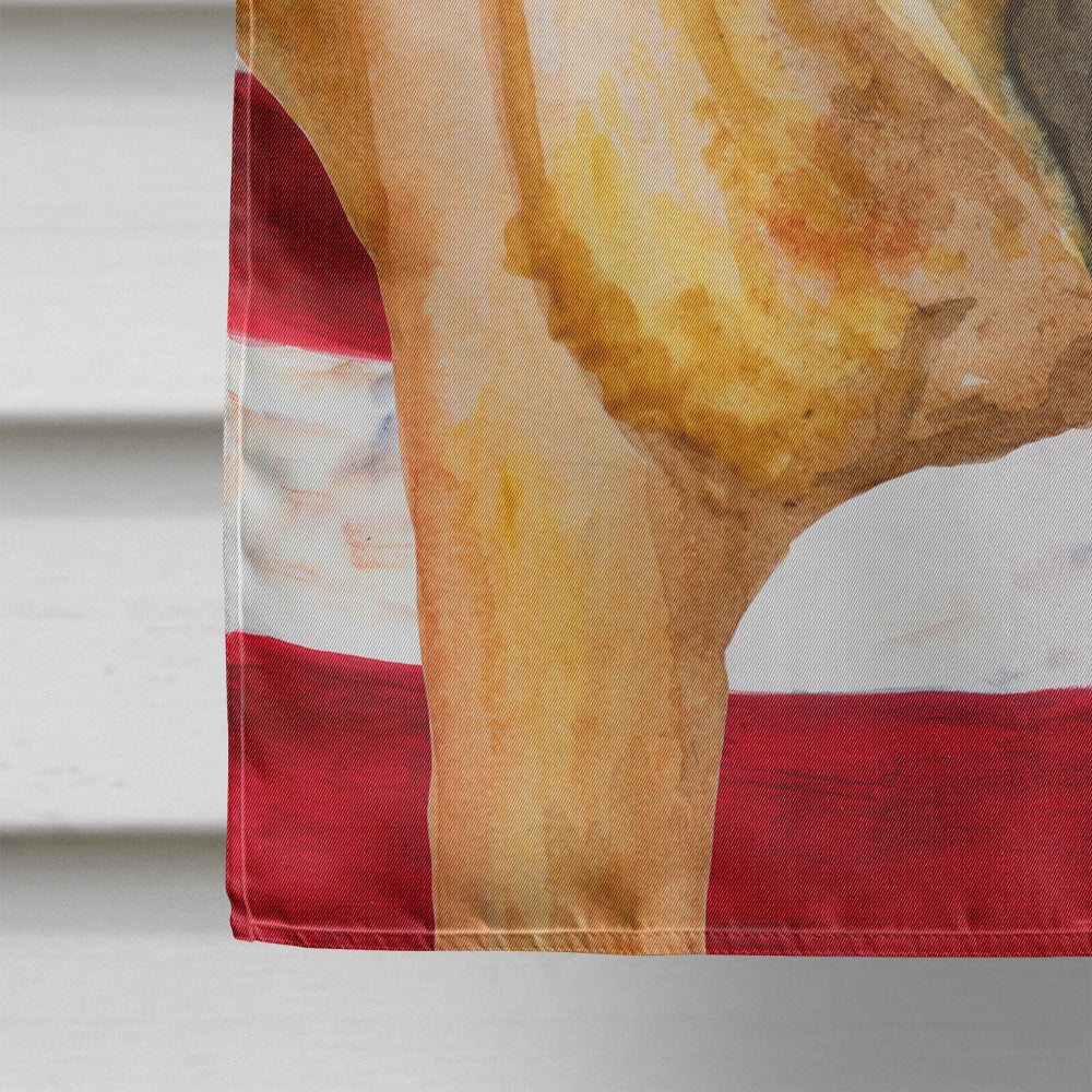 Shar Pei Patriotic Flag Canvas House Size BB9661CHF  the-store.com.