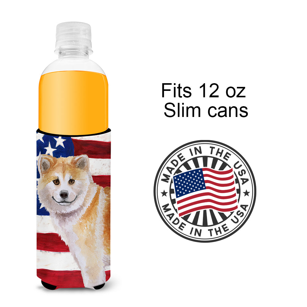 Shiba Inu Patriotic  Ultra Hugger for slim cans BB9678MUK