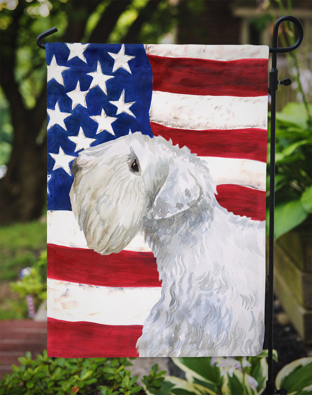Sealyham Terrier Drapeau patriotique Jardin Taille BB9684GF