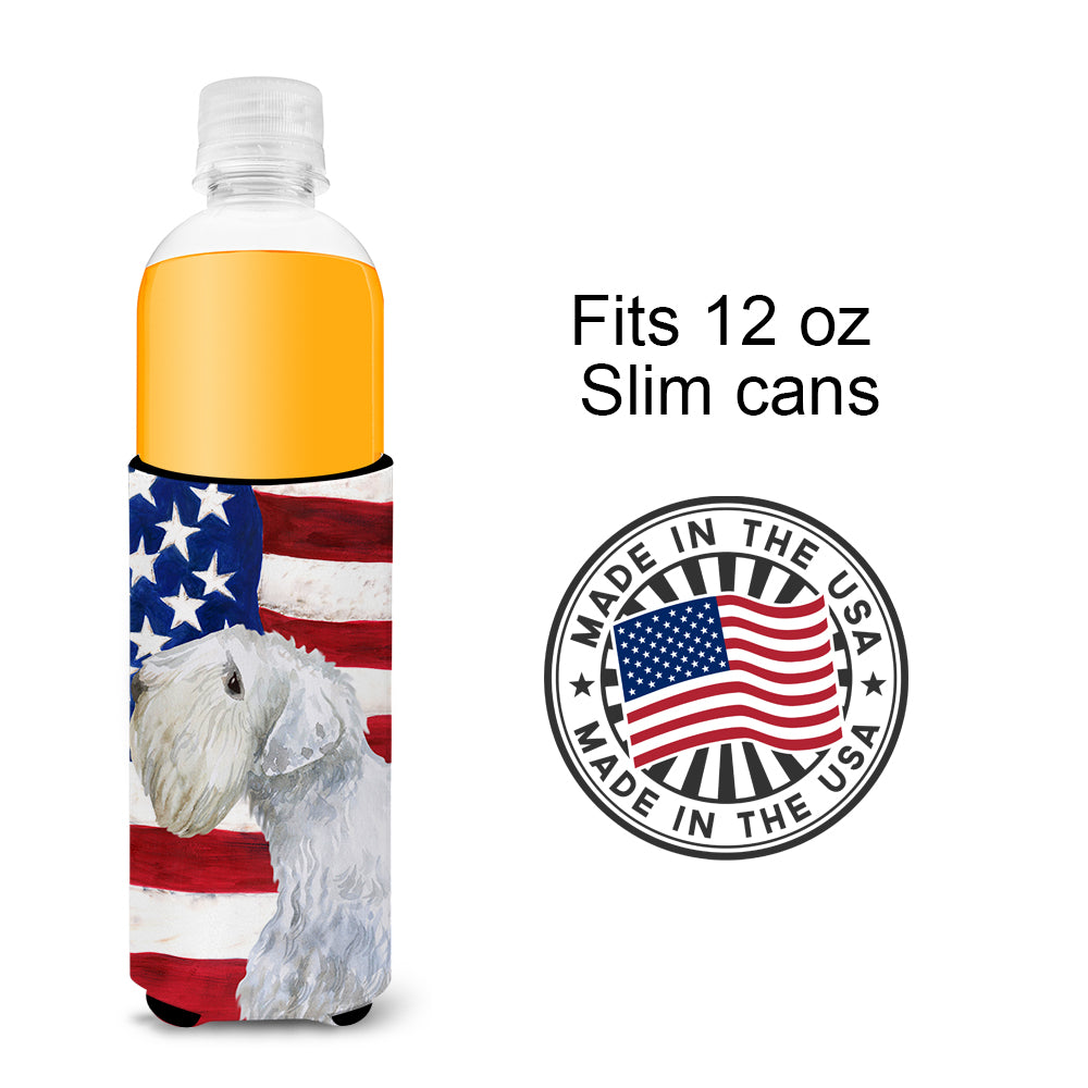 Sealyham Terrier Patriotic  Ultra Hugger for slim cans BB9684MUK