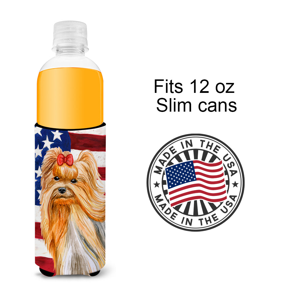 Yorkshire Terrier Patriotic  Ultra Hugger for slim cans BB9685MUK