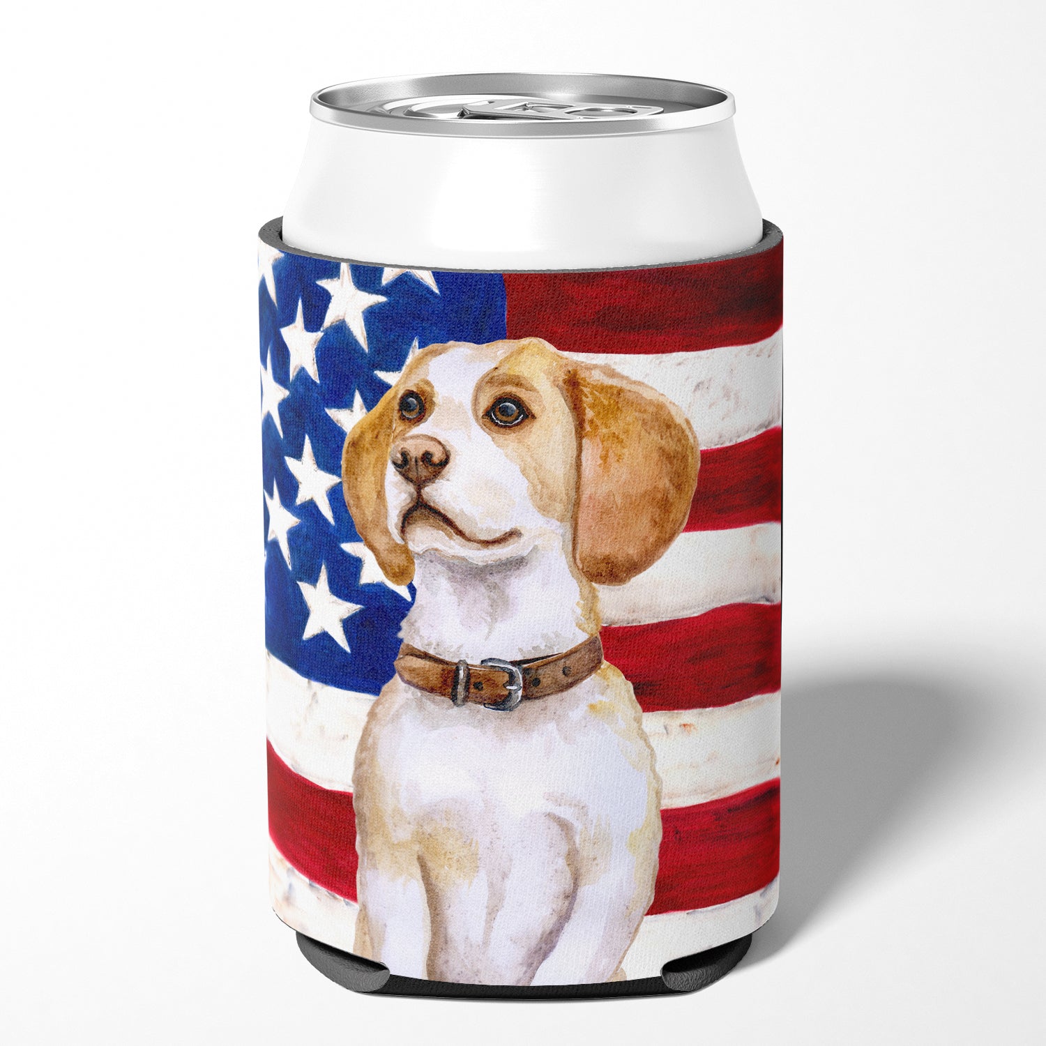 Beagle Patriotic Can or Bottle Hugger BB9686CC  the-store.com.