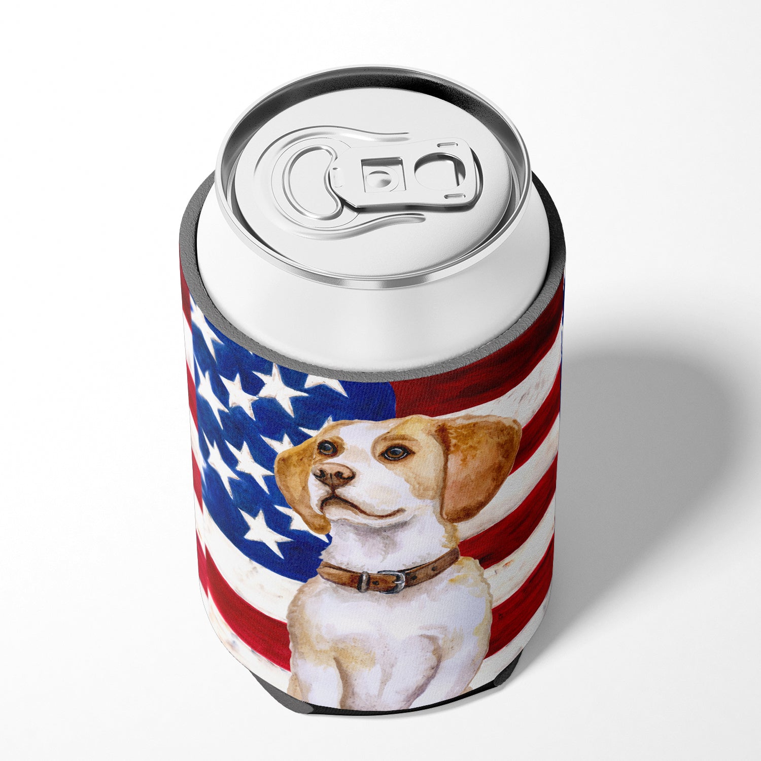 Beagle Patriotic Can or Bottle Hugger BB9686CC