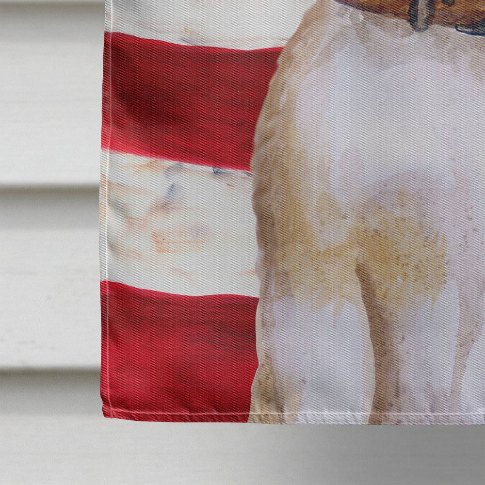 Beagle Patriotic Flag Canvas House Size BB9686CHF