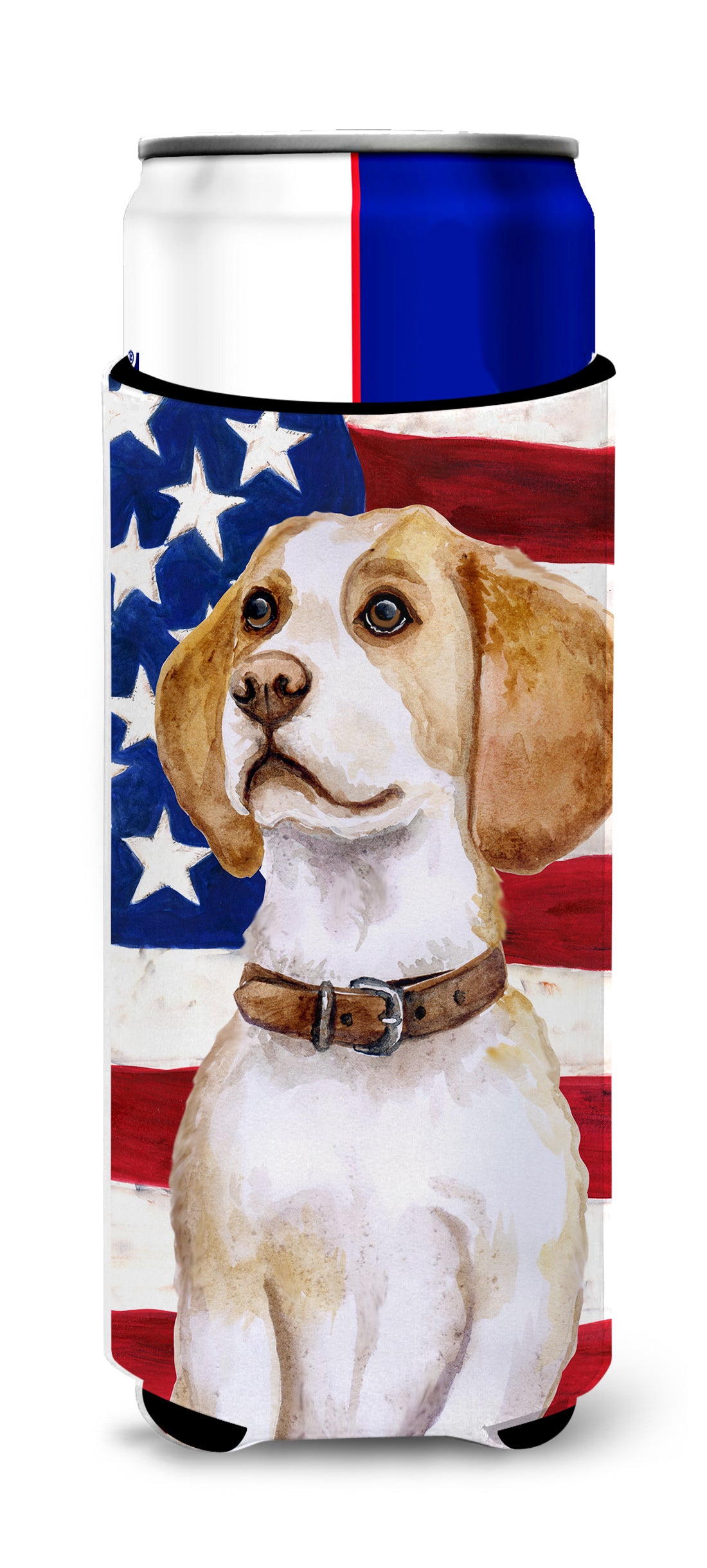 Beagle Patriotic  Ultra Hugger for slim cans BB9686MUK  the-store.com.