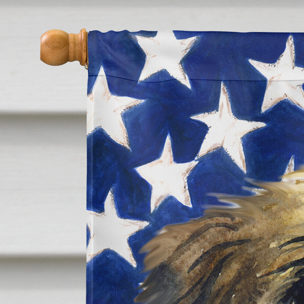 Brussels Griffon Patriotic Flag Canvas House Size BB9687CHF  the-store.com.