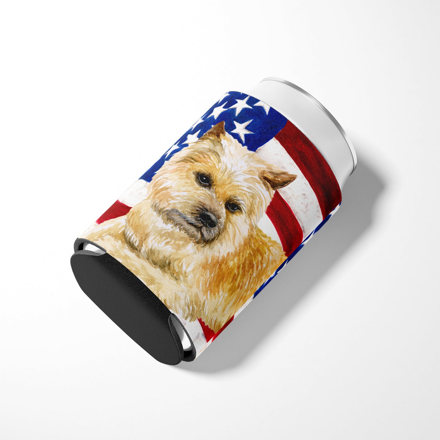 Cairn Terrier Patriotic Can or Bottle Hugger BB9690CC