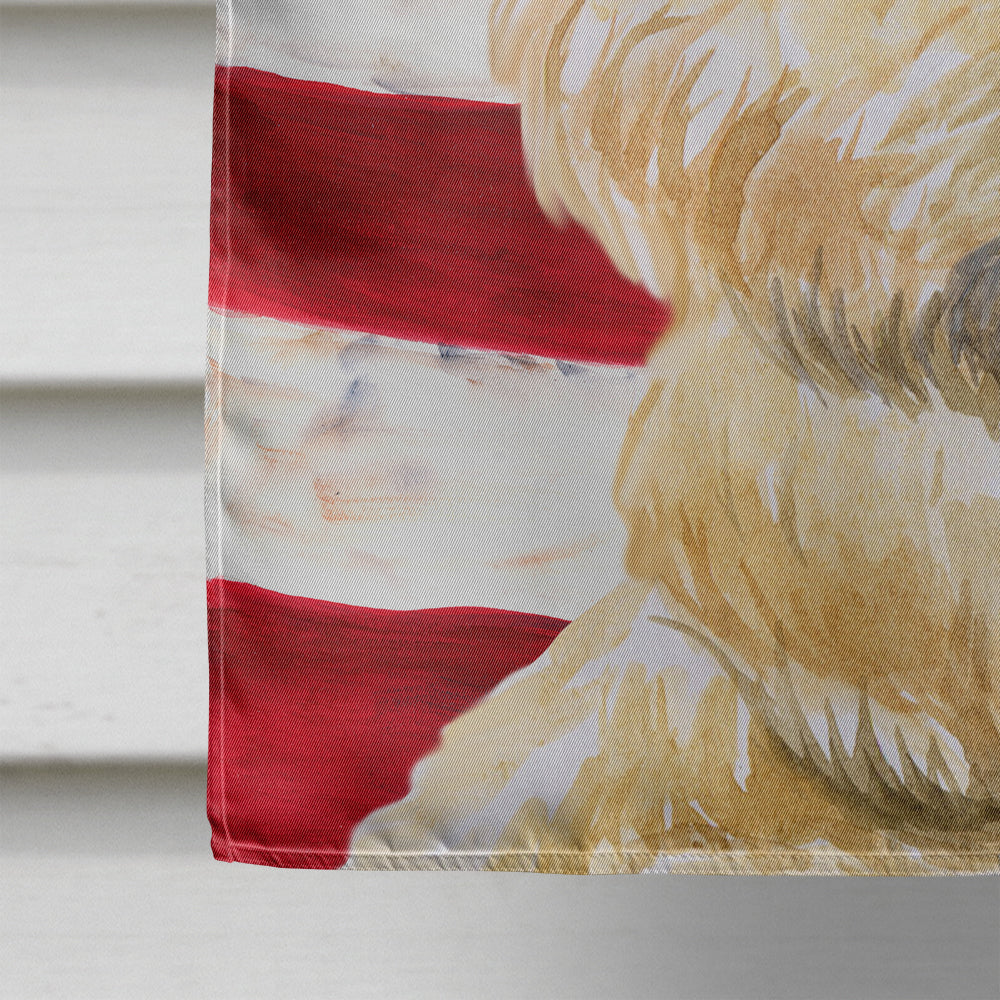 Cairn Terrier Patriotic Flag Canvas House Size BB9690CHF