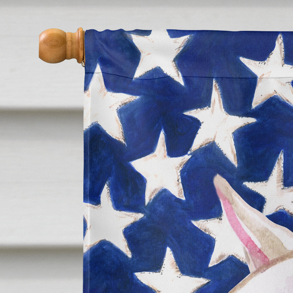 Bull Terrier Patriotic Flag Canvas House Size BB9693CHF  the-store.com.