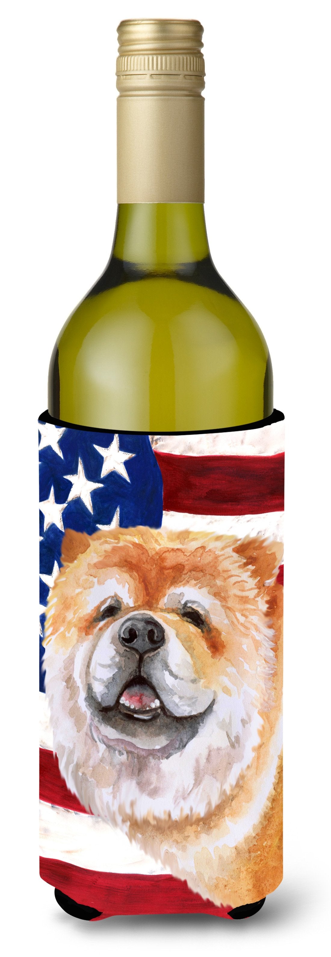 Cane Corso Patriotic Wine Bottle Beverge Insulator Hugger BB9695LITERK by Caroline&#39;s Treasures