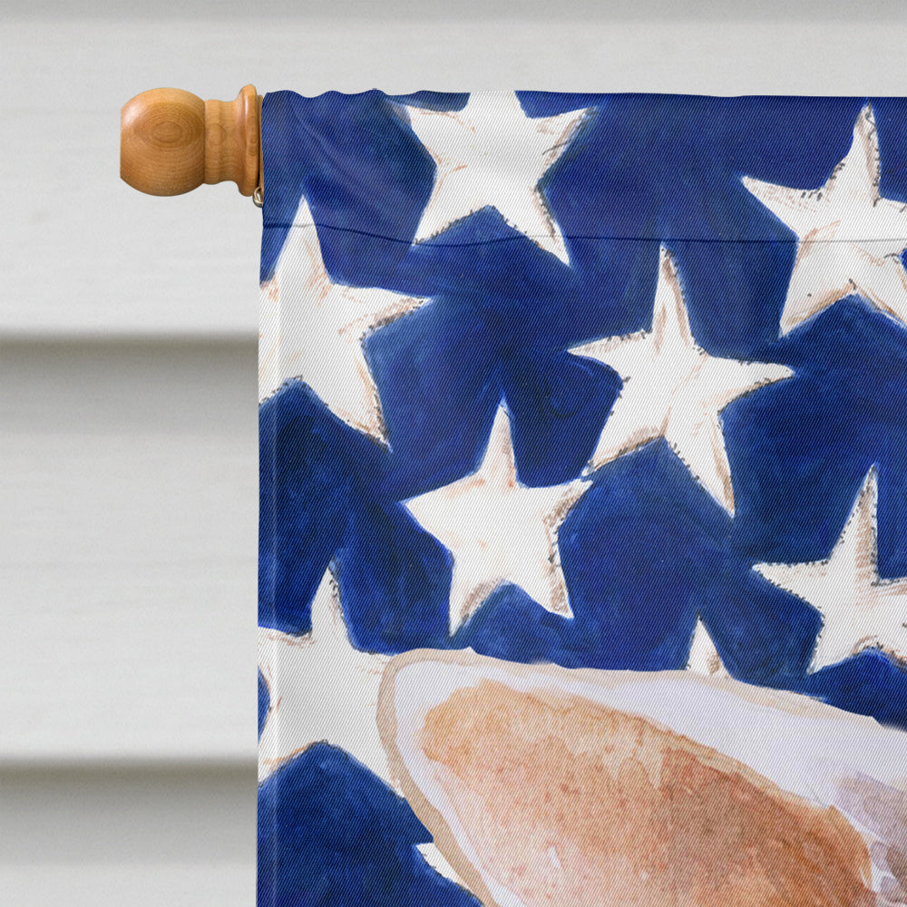 Chihuahua Leg up Patriotic Flag Canvas House Size BB9697CHF  the-store.com.
