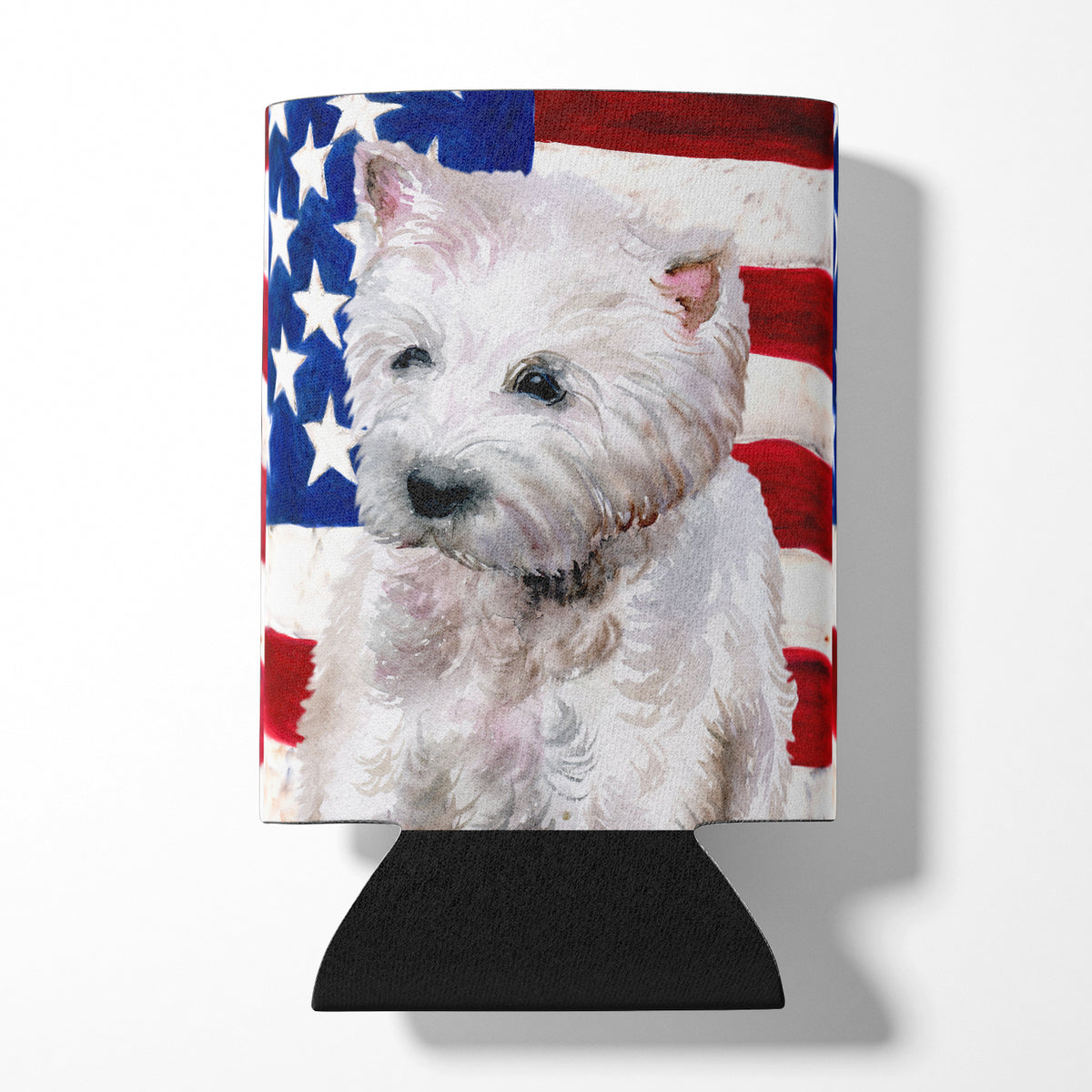 Westie Patriotic Can or Bottle Hugger BB9701CC  the-store.com.