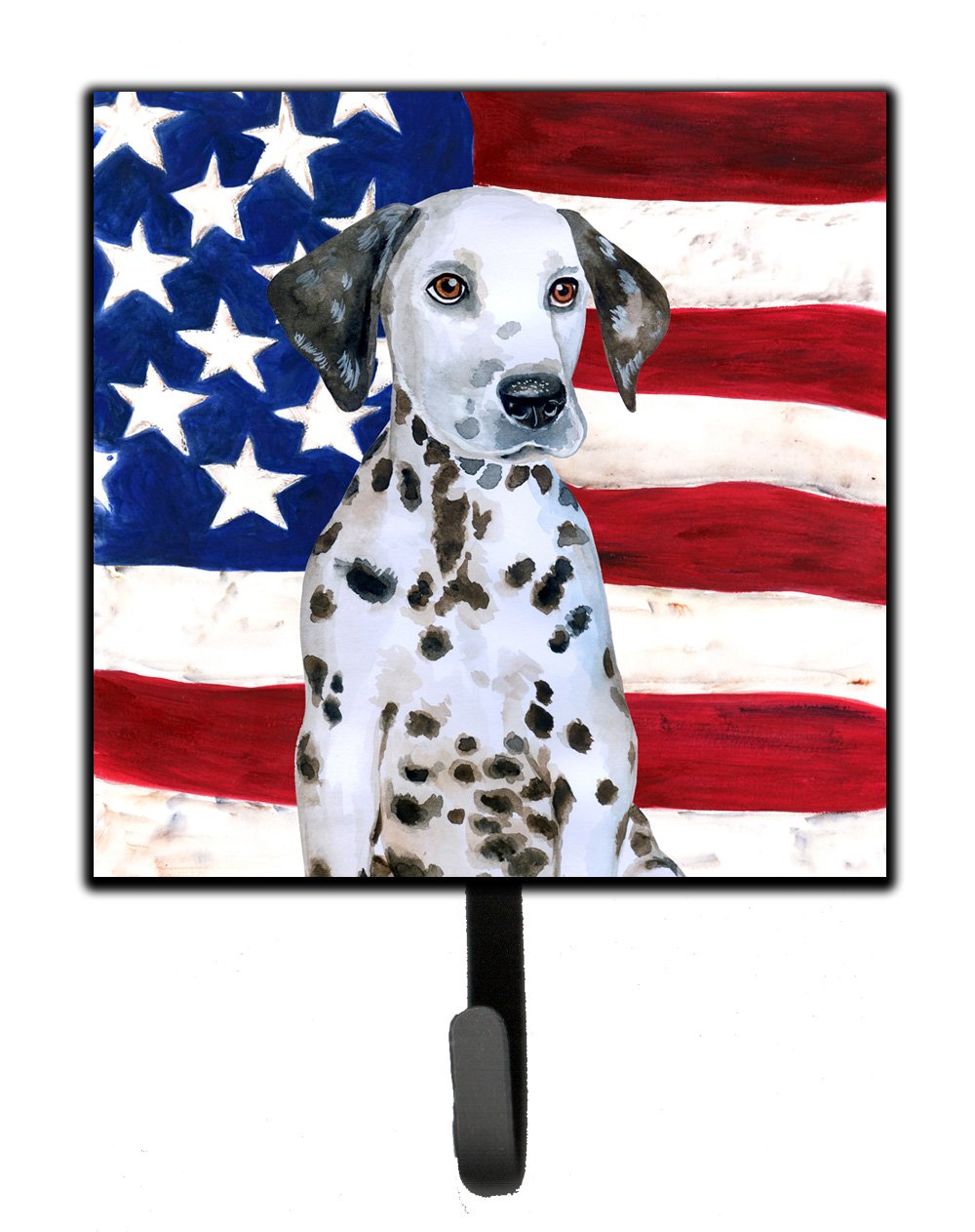 Dalmatian Puppy Patriotic Leash or Key Holder BB9708SH4 by Caroline&#39;s Treasures