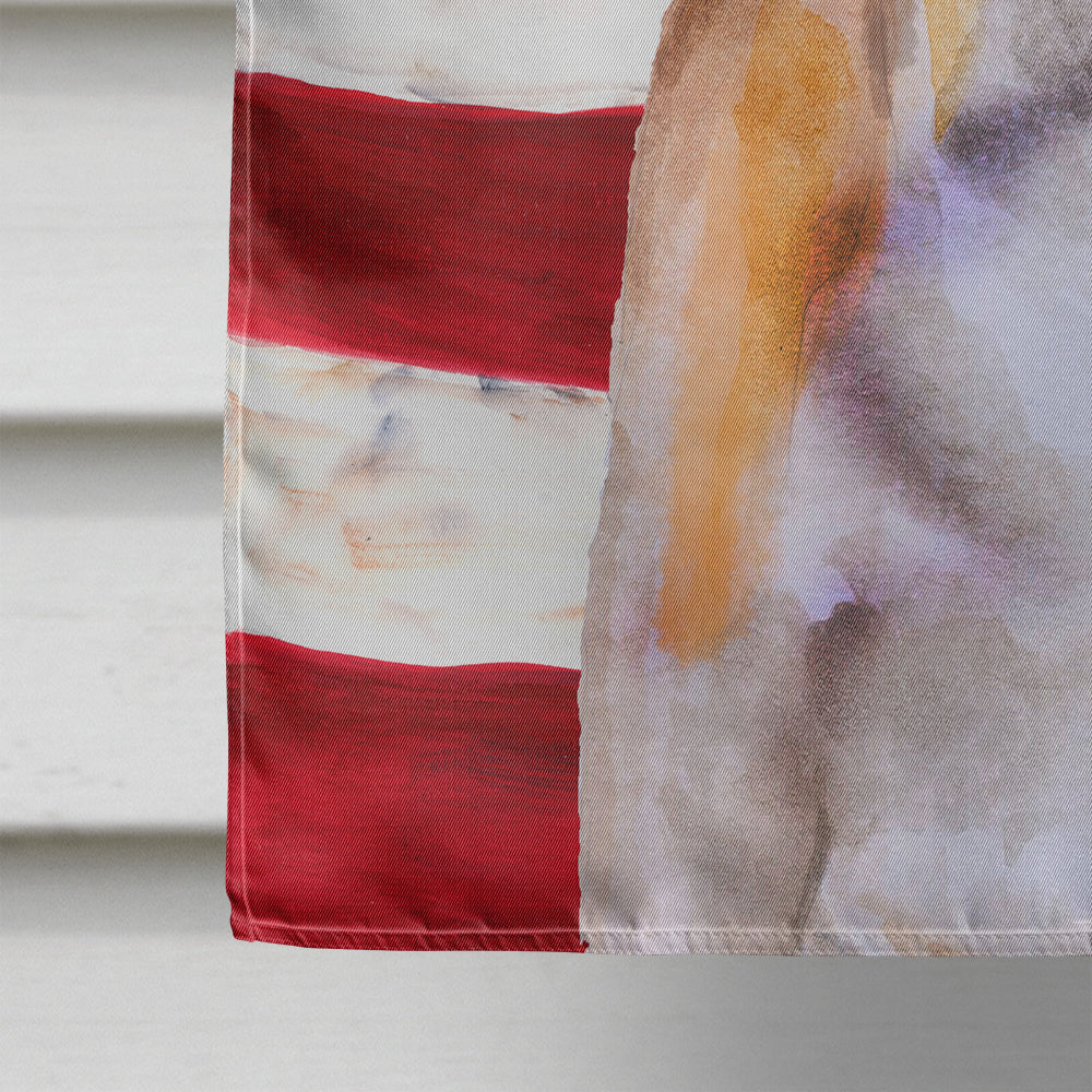Jack Russell Terrier #2 Patriotic Flag Canvas House Size BB9713CHF  the-store.com.