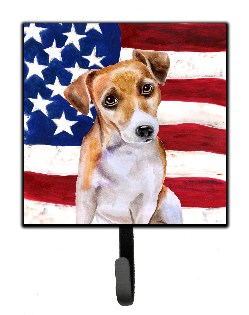 Jack Russell Terrier #2 Patriotic Leash or Key Holder BB9713SH4 by Caroline&#39;s Treasures