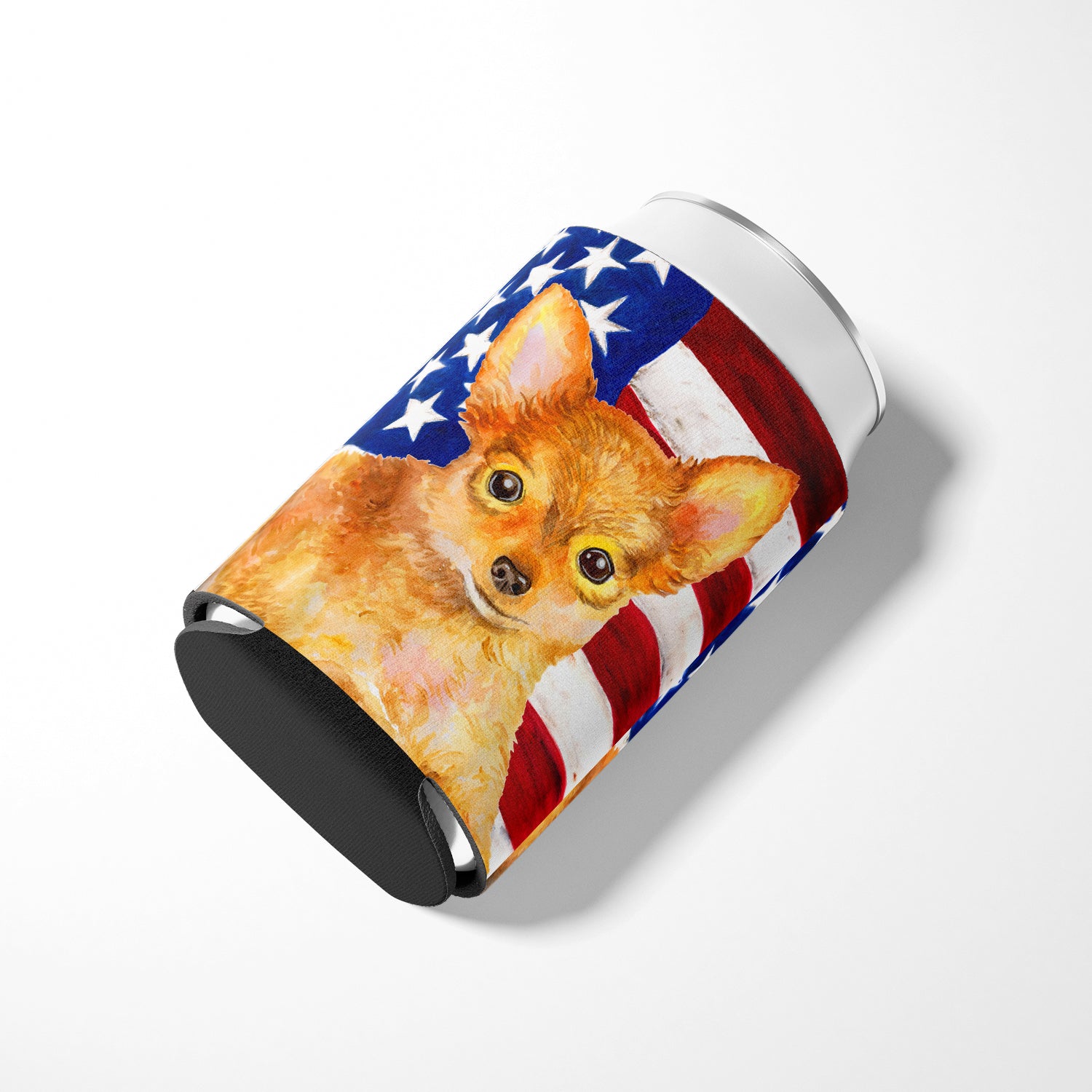 Toy Terrier Patriotic Can or Bottle Hugger BB9722CC