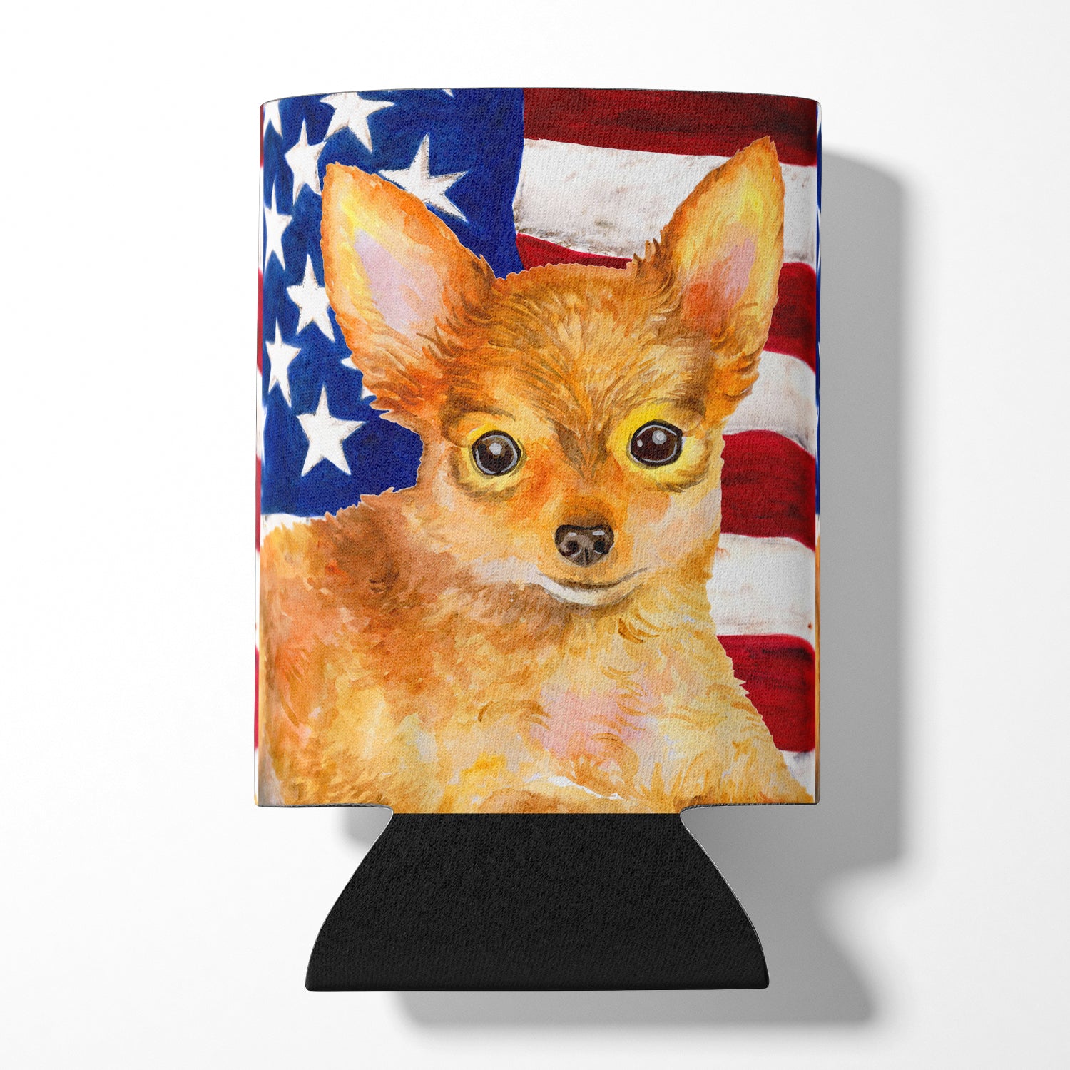 Toy Terrier Patriotic Can or Bottle Hugger BB9722CC  the-store.com.