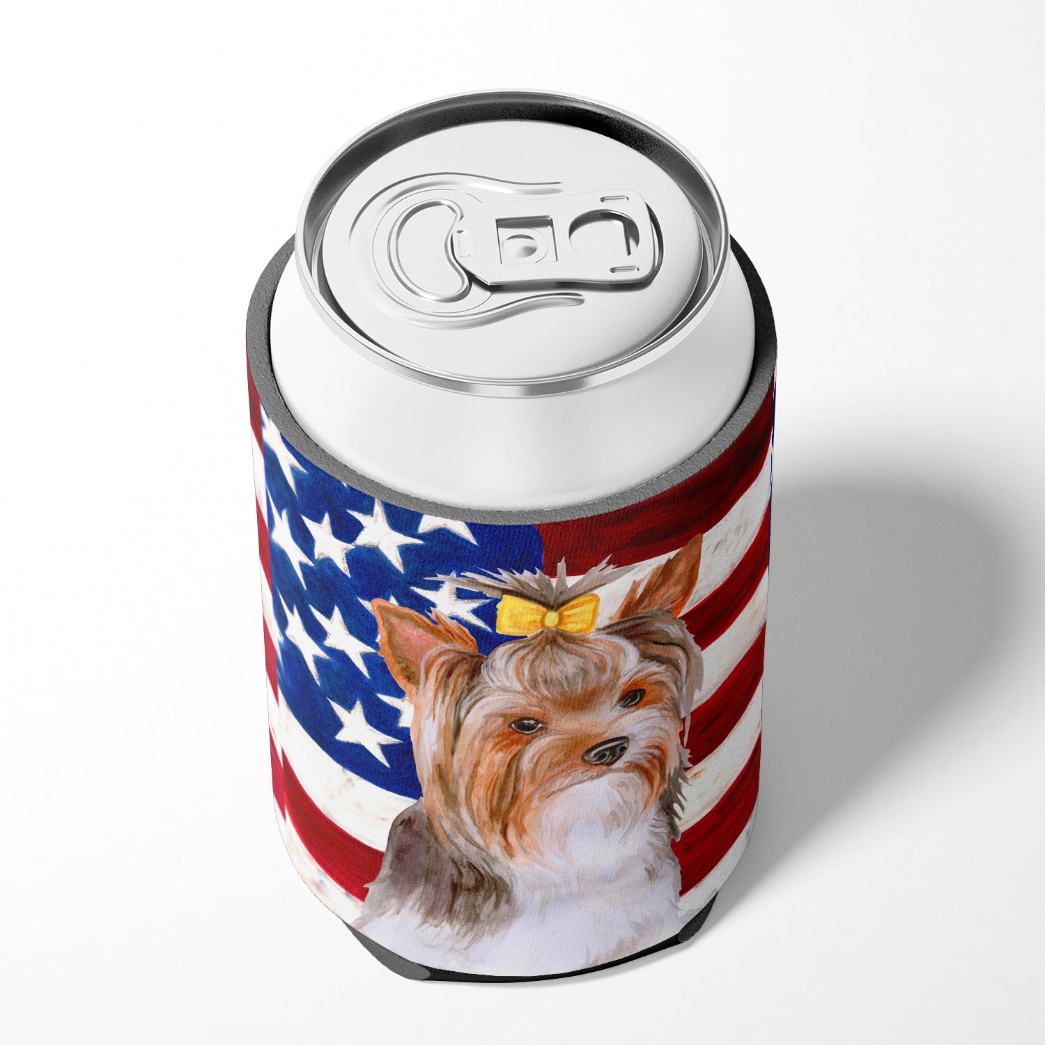 Yorkshire Terrier #2 Patriotic Can or Bottle Hugger BB9723CC  the-store.com.