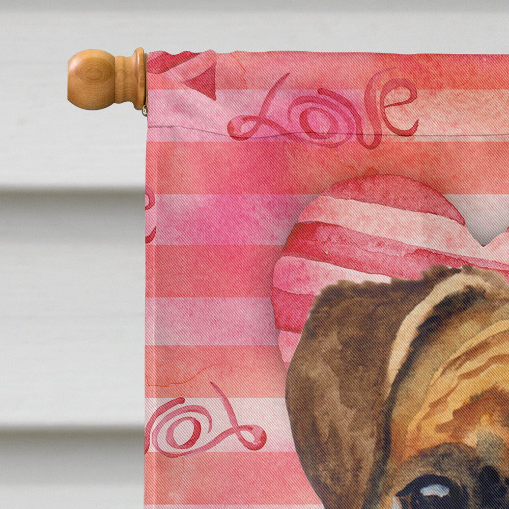 German Boxer Love Flag Canvas House Size BB9727CHF  the-store.com.