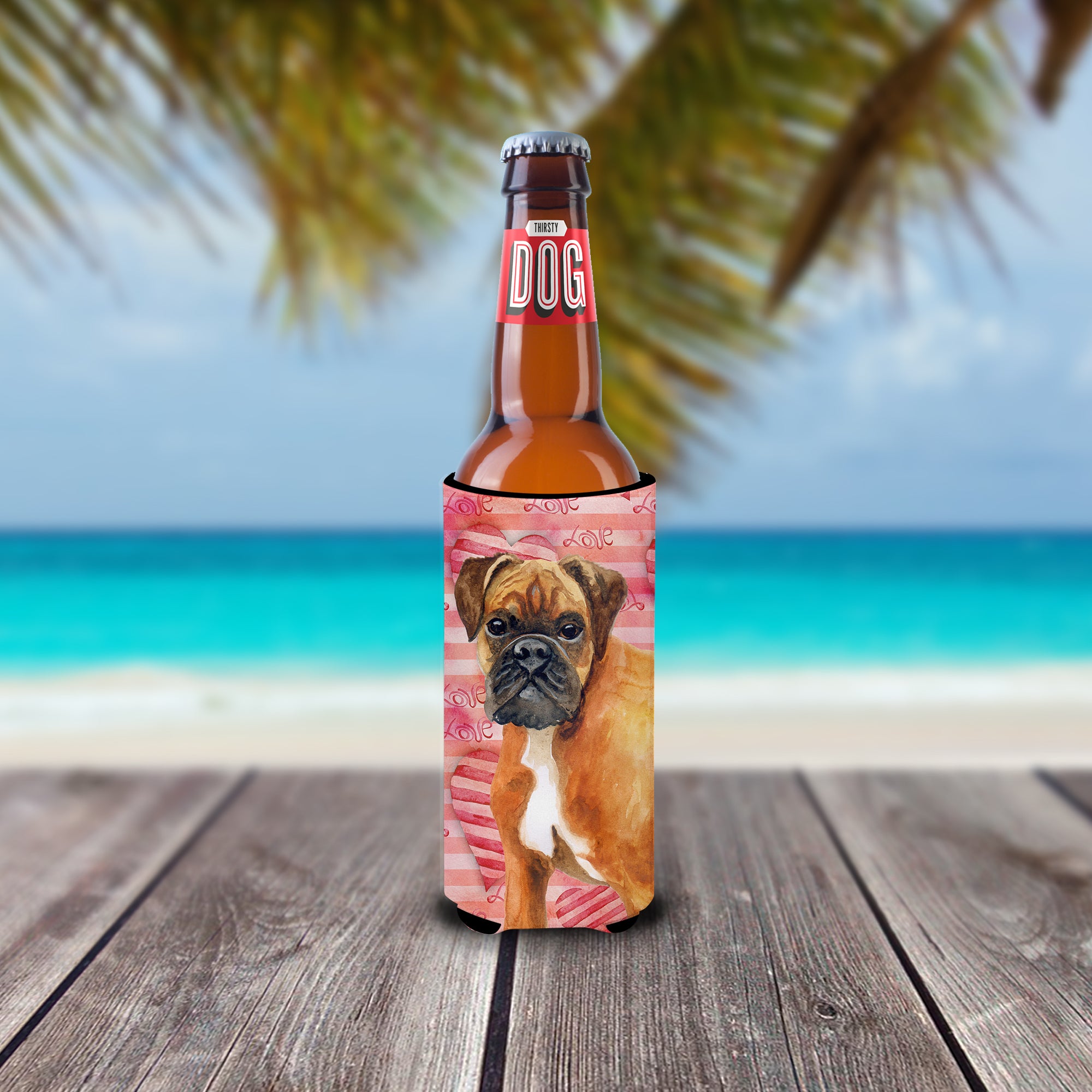 Boxer allemand Love Michelob Ultra Hugger pour canettes fines BB9727MUK