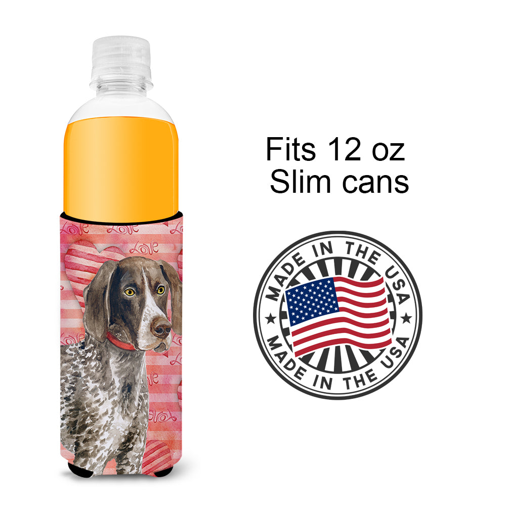 German Shorthaired Pointer Love  Ultra Hugger for slim cans BB9728MUK