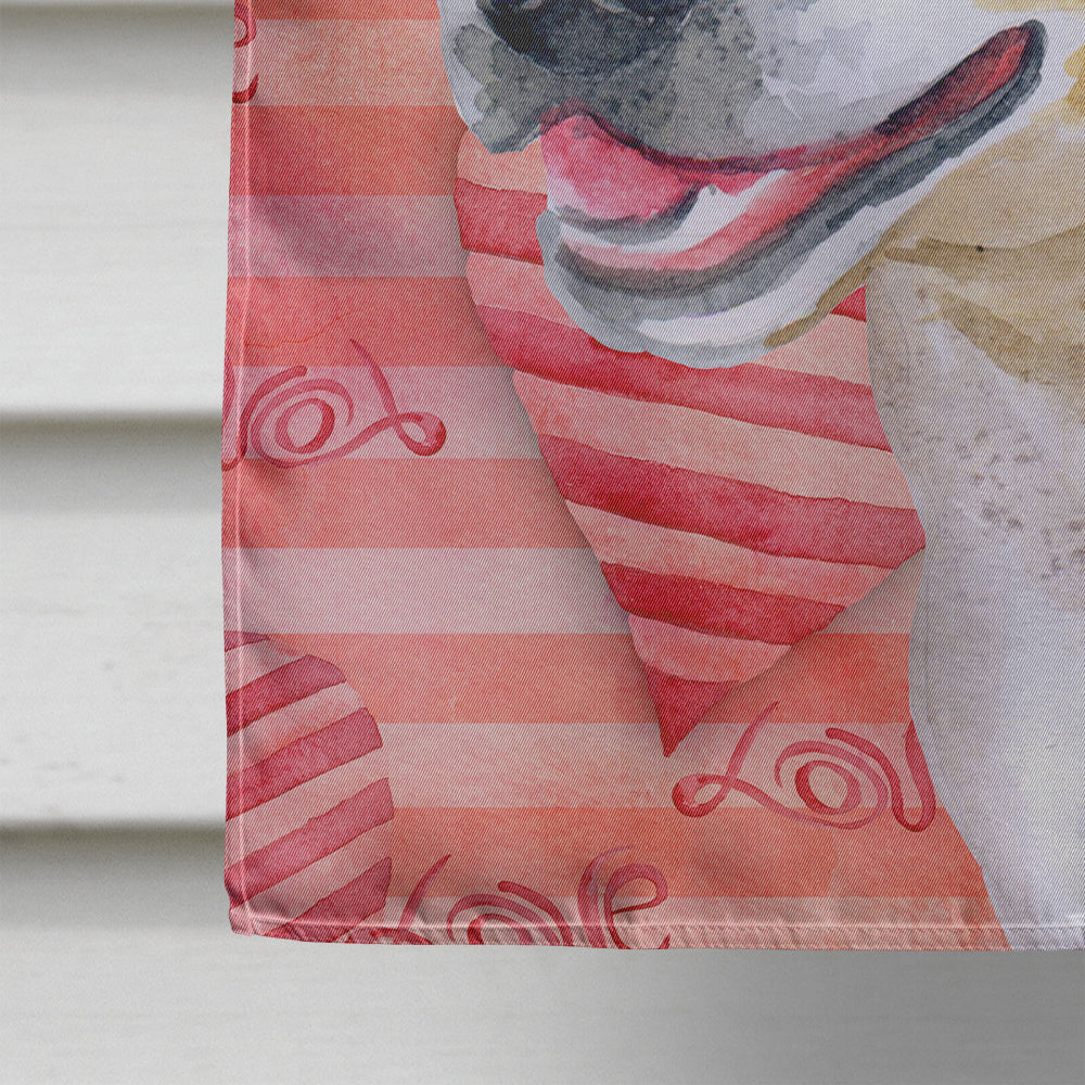 American Staffordshire Love Flag Canvas House Size BB9731CHF
